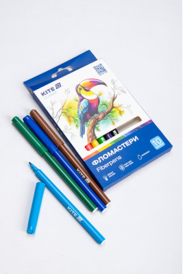 Фломастери 10 кольорів, KITE